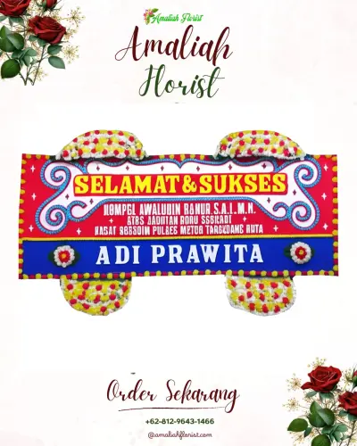 Karangan Bunga Ucapan Selamat di Cineam